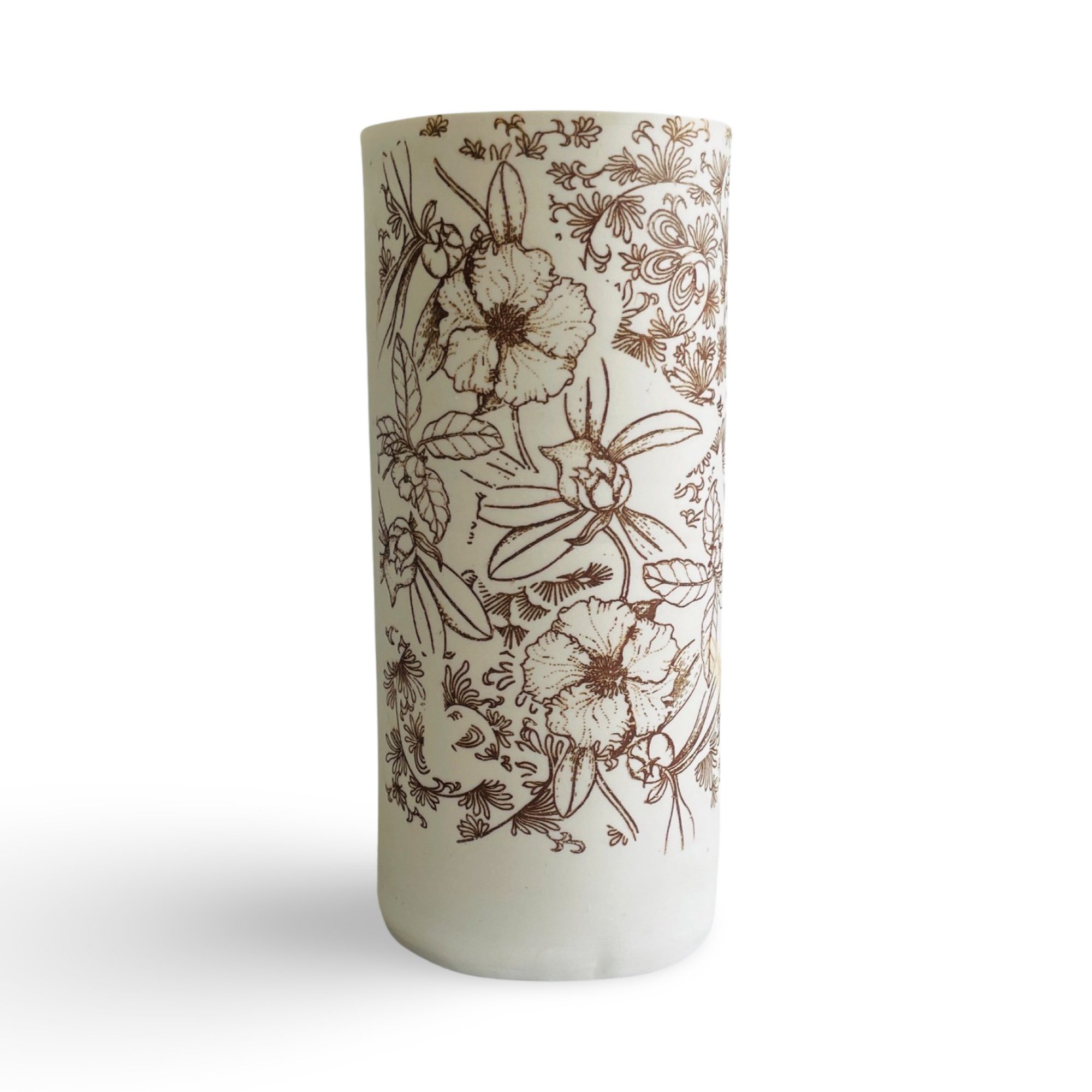 Illuminator Vase Tall Hibiscus Patch