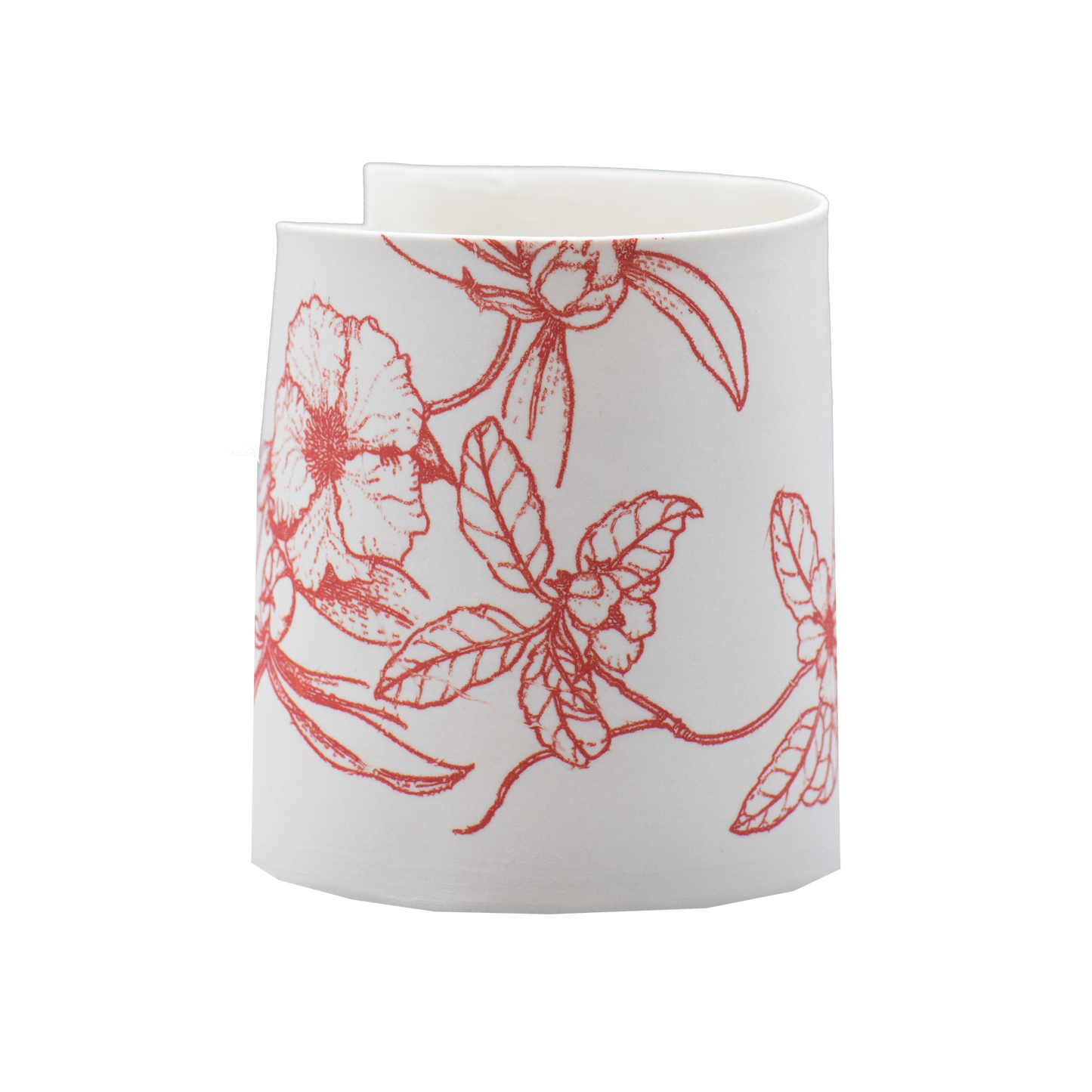 Illuminator Vase Short Red