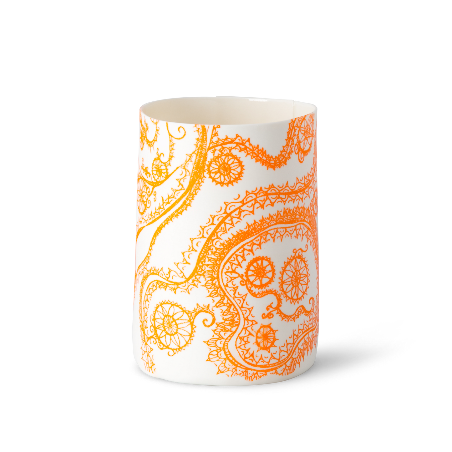 Illuminator Vase Short Orange