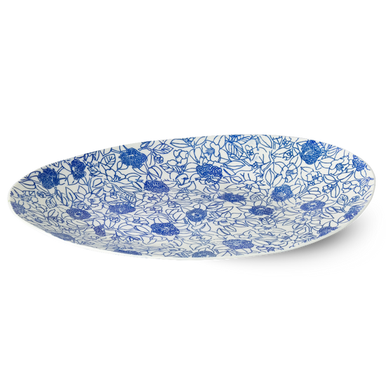 Porcelain Platter Blue