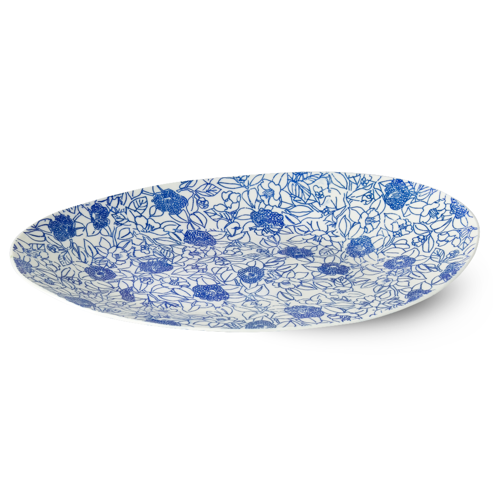 Porcelain Platter Blue