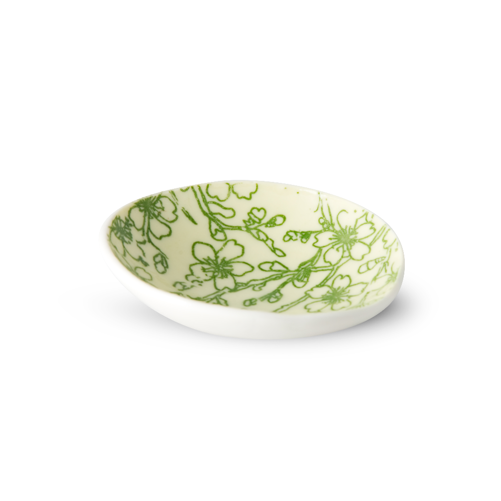 Porcelain Condiment Green